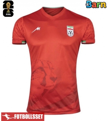 Iran Bortatröja Barn VM 2026 Kortärmad (+ Korta byxor)